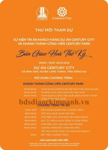 kim oanh group to chuc ban giao hoa the ky tri an khach hang century city 3
