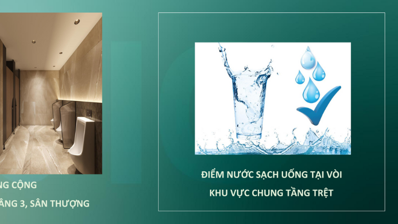 Điểm uống nước sạch tại vòi